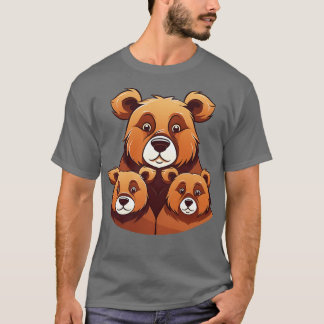 Bear Mama Uncle Papa Eltern 2 T-Shirt