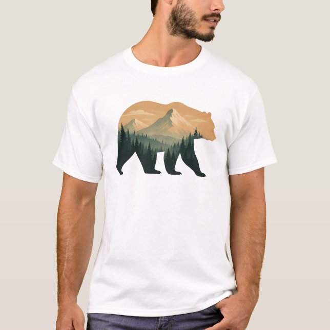 Bear Men's Basic T-Shirt (Vorderseite)