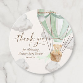 Bear Mint Bear Mint (Vorwarte) Danke Babydusche Geschenkanhänger