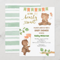 Bear mit Eucalyptus Baby Dusche
