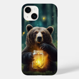Bear mit Firefrefly im Jar Case-Mate iPhone 14 Hülle