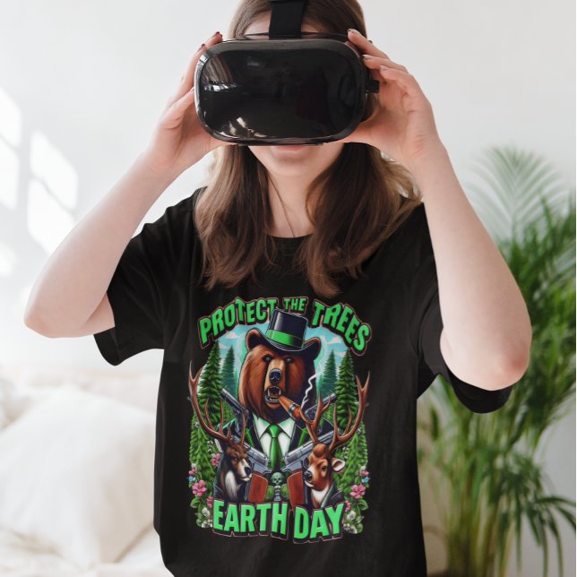 Bear mit Waffe T-Shirt (Von Creator hochgeladen)