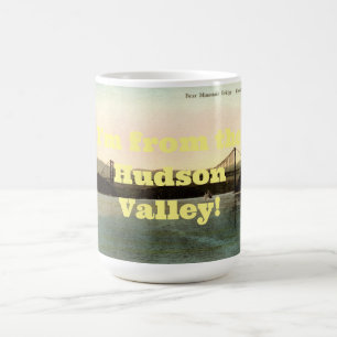 Bear Mountain Bridge, Hudson River NY Vintag 1927 Kaffeetasse