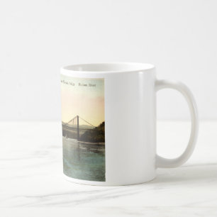 Bear Mountain Bridge, Hudson River NY Vintage 1927 Kaffeetasse