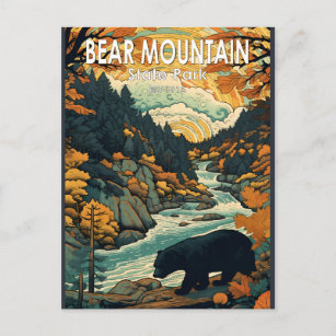Bear Mountain Staat Park New York Reisen Vintag Postkarte