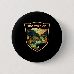 Bear Mountain State Park New York Reise Vintage Button