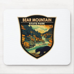 Bear Mountain State Park New York Reise Vintage Mousepad