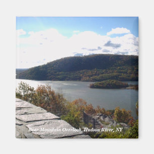 Bear Mountain übersehen, der Hudson, NY Magnet