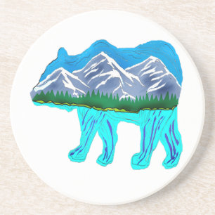 Bear much ground getränkeuntersetzer