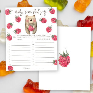 Bear - Name dieses Lied Baby Dusche Spiel