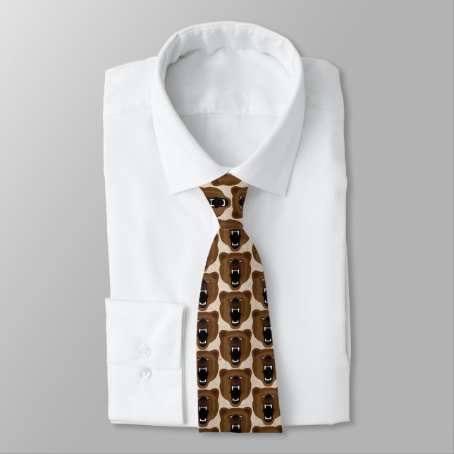 Bear Neck Tie Krawatte (Gebunden)
