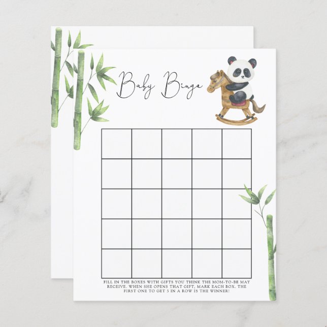 Bear Panda Baby Duschbingspiel (Vorne/Hinten)