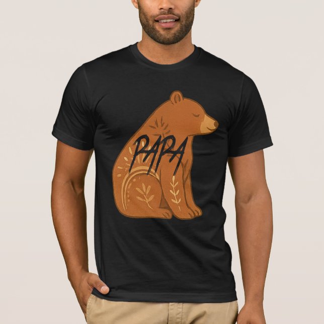 Bear Papa T-Shirt, T-Shirt (Vorderseite)