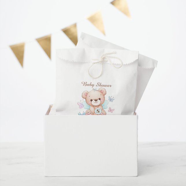 Bear Personalisiert Baby Dusche Geschenktütchen (Party)