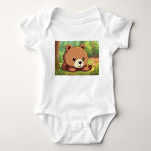 Bear Picnic Party: Ein lustig gefüllter Baby-Anzug Baby Strampler