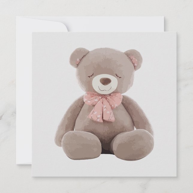 Bear Pink Cartoon (Vorderseite)
