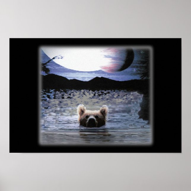 Bear Planet Poster (Vorne)
