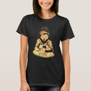 Bear Poker Player Spielkarten Lucky Gambler Casa T-Shirt