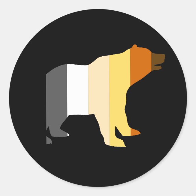 BEAR PRID - RUNDER AUFKLEBER (Vorderseite)