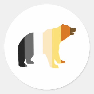 BEAR PRID - RUNDER AUFKLEBER
