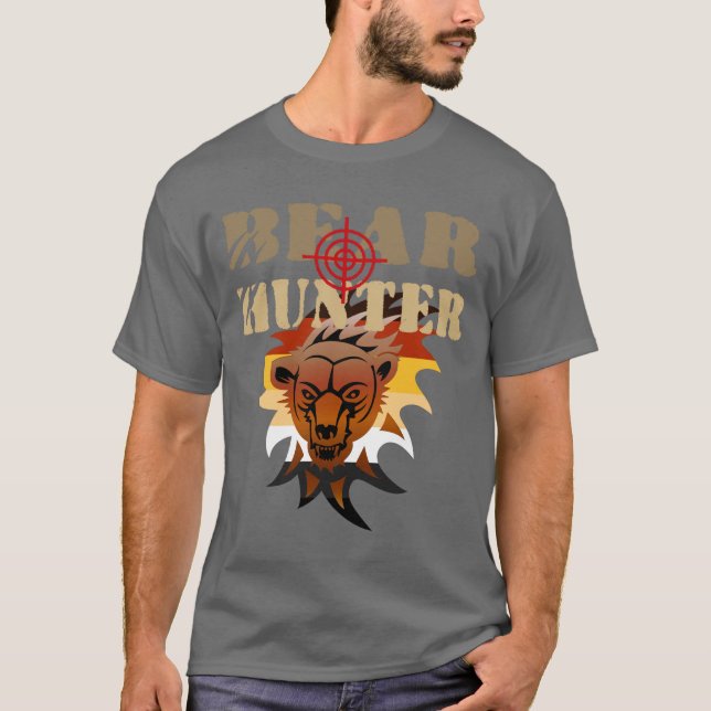 BEAR PRIDE FARBEN BEAR HUNTER T-Shirt (Vorderseite)
