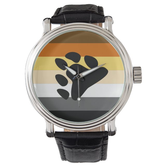 BEAR PRIDE FLAG ARMBANDUHR (Vorderseite)