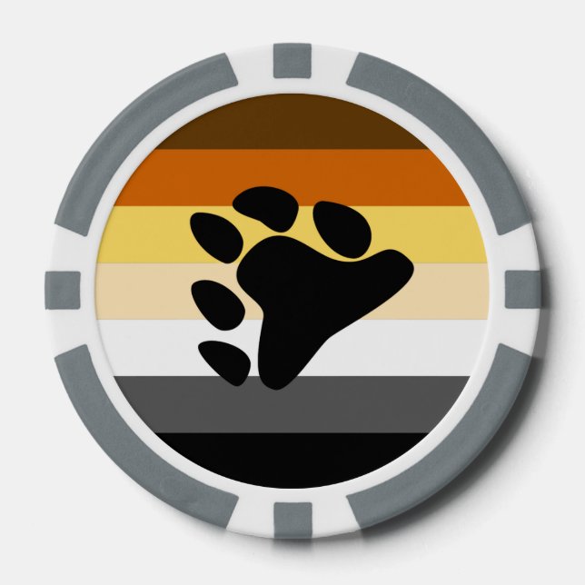 BEAR PRIDE FLAG POKERCHIPS (Vorderseite)