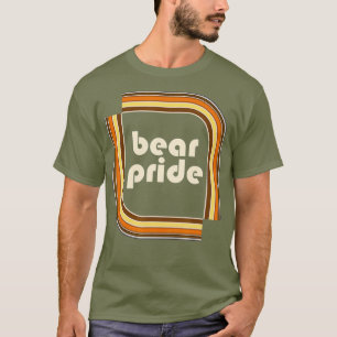 Bear Pride Gay Bear Retro LGBT Gay Pride T-Shirt