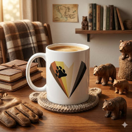 Bear Pride Heart Classic Tasse