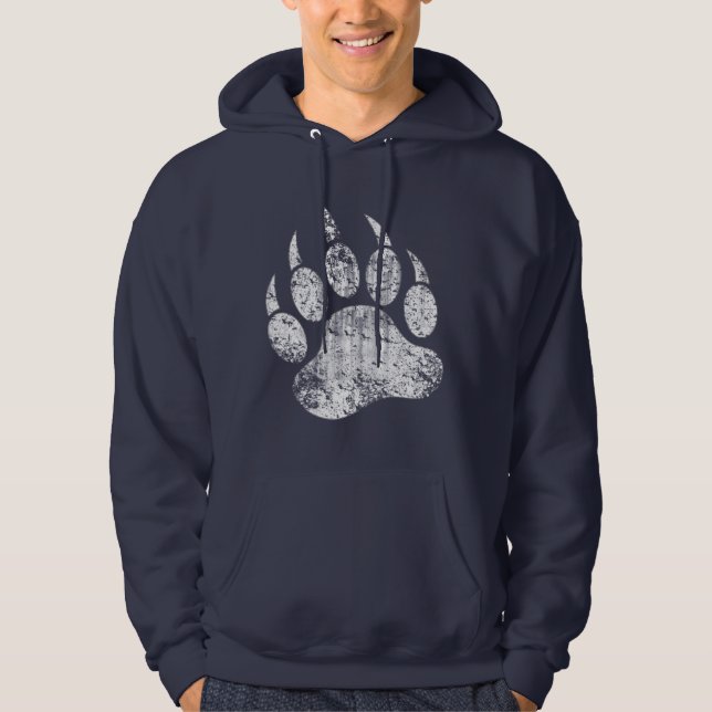 Bear Pride Not Bär Paw HOT !!! Hoodie (Vorderseite)