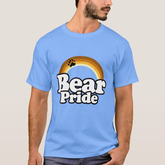 Bear Pride Rainbow Arc T-Shirt (Vorderseite)