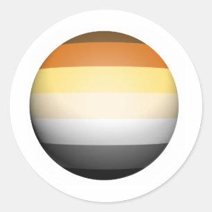 BEAR PRIDE SPHERE RUNDER AUFKLEBER