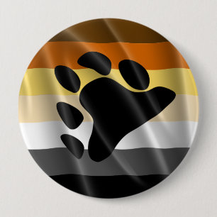 BEAR PRIDE WAVY DESIGN BUTTON