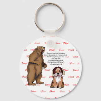 Bear Puppy - Trust - #5 - Faith Red.png Schlüsselanhänger