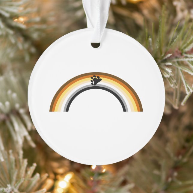 Bear Rainbow Ornament (Baum)
