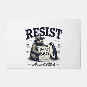 Bear Resist Protect National Park Anti Trump 8647 Fußmatte