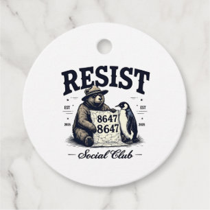 Bear Resist Protect National Park Anti Trump 8647 Geschenkanhänger