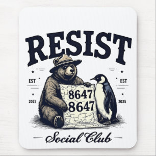 Bear Resist Protect National Park Anti Trump 8647 Mousepad