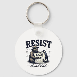 Bear Resist Protect National Park Anti Trump 8647 Schlüsselanhänger