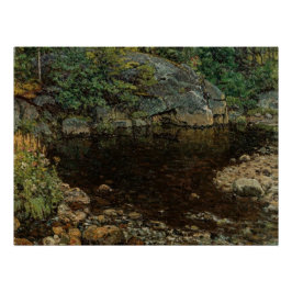 Bear River Trout Pond, Newry Maine: ruhiges Wasser Poster