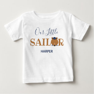 Bear Sailor Nautical  Baby T-shirt