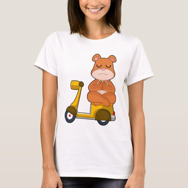 Bear Scooter T-Shirt (Vorderseite)