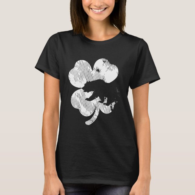 Bear Shamrock St Patrick's Day Irish Clover Saint  T-Shirt (Vorderseite)