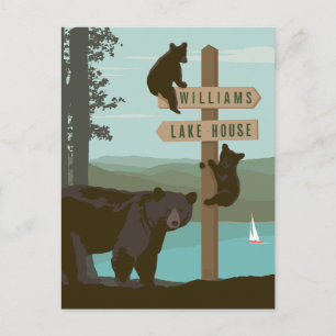 Bear Sign Postkarte
