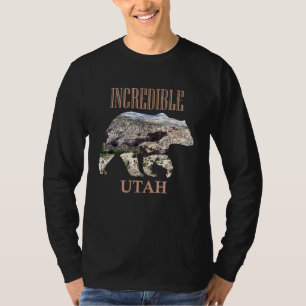 Bear Silhouette Unglaublich Utah Escalante Wildern T-Shirt