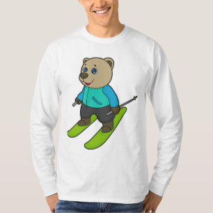 Bear Skier Ski T-Shirt