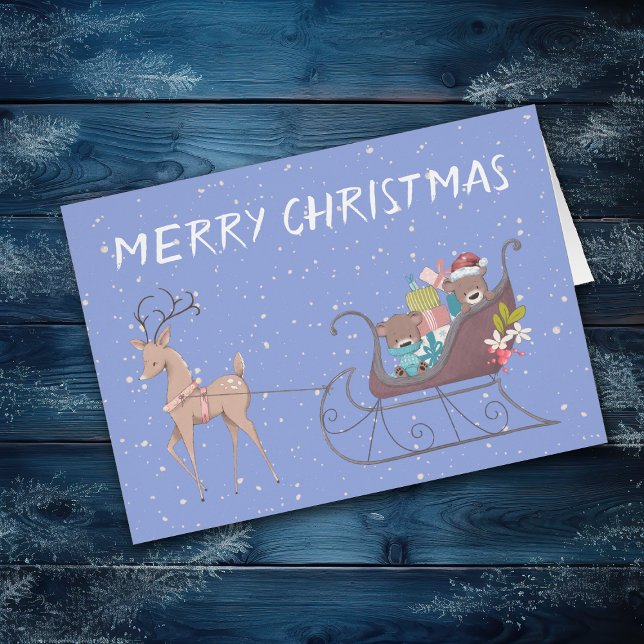 Bear Sleigh und Rentier Weihnachten (Von Creator hochgeladen)