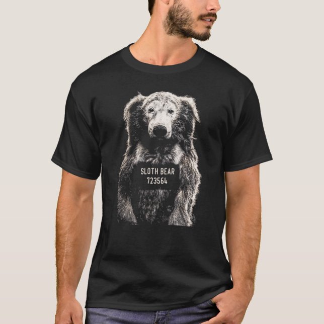 Bear Sloth Bear T-Shirt (Vorderseite)
