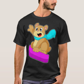 Bear Snowboard Wintersport T-Shirt