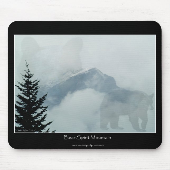 Bear Spirit Mountain Mousepad (Vorne)